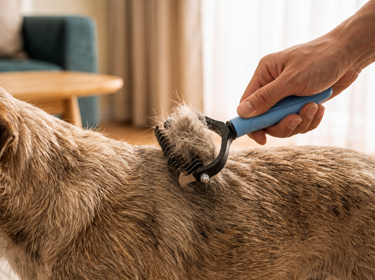 Brosse anti-poil